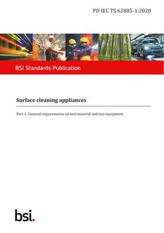 BS PD IEC TS 62885-1 PDF