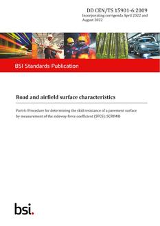 BS DD CEN/TS 15901-6 PDF