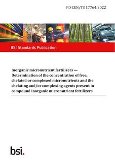 BS PD CEN/TS 17764 PDF