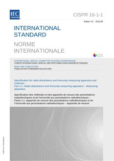 CISPR 16-1-1 Ed. 4.0 b:2015 PDF