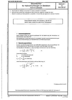 DIN 28127 Supplement 1 PDF