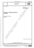 DIN 18202 PDF