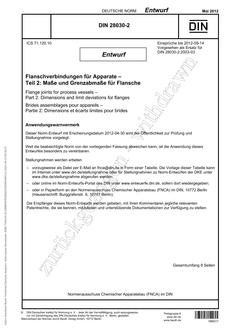 DIN 28030-2 - DRAFT PDF