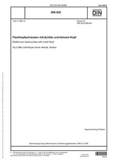 DIN 920 PDF