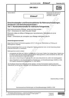 DIN 3852-1 – DRAFT PDF DIN 3852-1 - DRAFT PDF