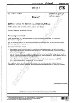 DIN 475-1 - DRAFT PDF