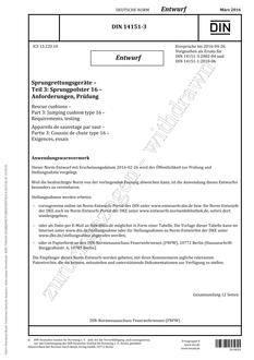 DIN 14151-3 - DRAFT PDF