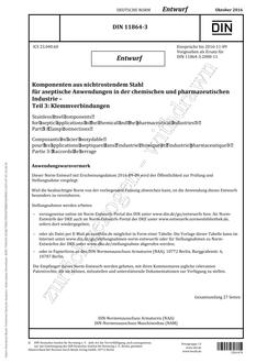DIN 11864-3 - DRAFT PDF