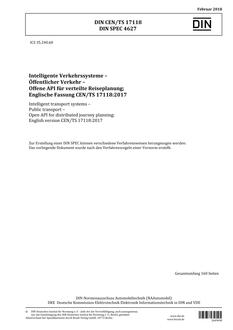 DIN CEN/TS 17118 PDF