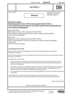 DIN 58909-2 - DRAFT PDF
