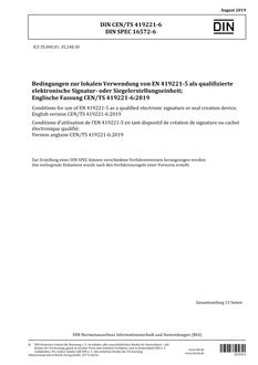 DIN CEN/TS 419221-6 PDF