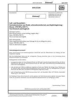 DIN 65100 - DRAFT PDF