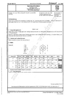 DIN 439-1 - DRAFT PDF