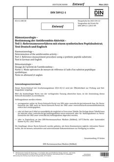 DIN 58912-1 - DRAFT PDF