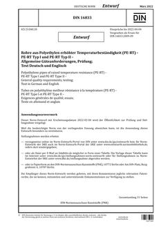 DIN 16833 - DRAFT PDF