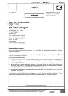 DIN 8074 - DRAFT PDF