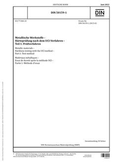 DIN 50159-1 PDF DIN 50159-1 PDF