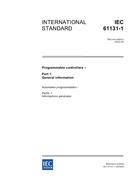 IEC 61131-1 Ed. 2.0 en:2003 PDF