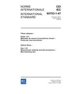 IEC 60793-1-47 Ed. 2.0 b:2006 PDF