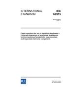 IEC 60915 Ed. 2.0 en:2006 PDF