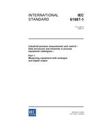 IEC 61987-1 Ed. 1.0 en:2006 PDF
