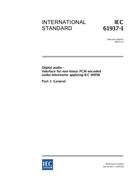 IEC 61937-1 Ed. 2.0 en:2007 PDF