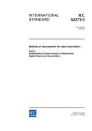 IEC 62273-1 Ed. 1.0 en:2007 PDF