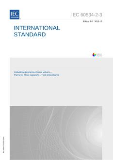 IEC 60534-2-3 Ed. 3.0 en:2015 PDF