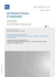 IEC 61000-4-10 Ed. 2.0 b PDF