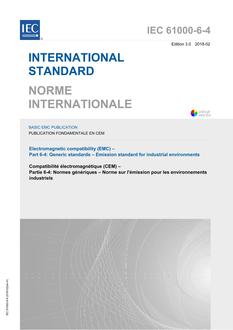 IEC 61000-6-4 Ed. 3.0 b PDF IEC 61000-6-4 Ed. 3.0 b PDF