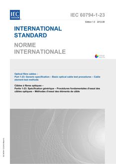 IEC 60794-1-23 Ed. 1.0 b:2012 PDF