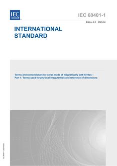 IEC 60401-1 Ed. 2.0 en:2020 PDF