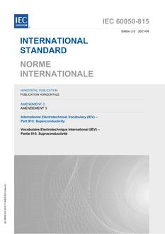 IEC 60050-815 Amd.3 Ed. 2.0 b:2021 PDF