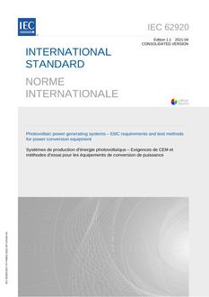 IEC 62920 Ed. 1.1 b PDF
