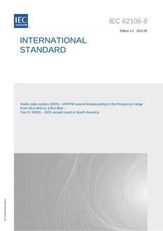 IEC 62106-9 Ed. 1.0 en PDF