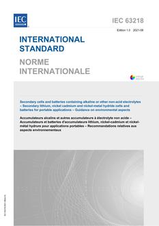 IEC 63218 Ed. 1.0 b PDF