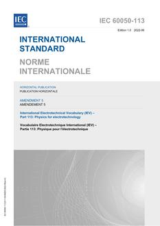 IEC 60050-113 Amd.5 Ed. 1.0 b:2022 PDF