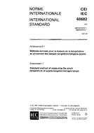IEC 60682 Amd.1 Ed. 1.0 b:1987 PDF
