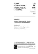 IEC 61126 Amd.1 Ed. 1.0 b:1996 PDF