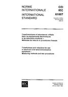 IEC 61007 Ed. 2.0 b:1994 PDF