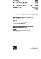 IEC 60151-20 Ed. 1.0 b PDF