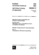 IEC 60244-11 Ed. 1.0 b PDF
