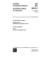 IEC 60418-1 Ed. 1.0 b PDF