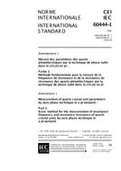 IEC 60444-1 Amd.1 Ed. 2.0 b:1999 PDF