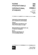IEC 61020-3 Ed. 1.0 b PDF