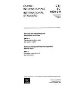 IEC 61029-2-9 Ed. 1.0 b PDF