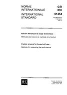 IEC 61254 Ed. 1.0 b PDF