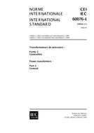 IEC 60076-1 Ed. 2.1 b:2000 PDF