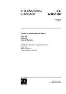 IEC 60092-502 Ed. 5.0 en PDF
