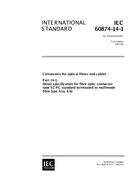 IEC 60874-14-1 Ed. 1.0 en PDF